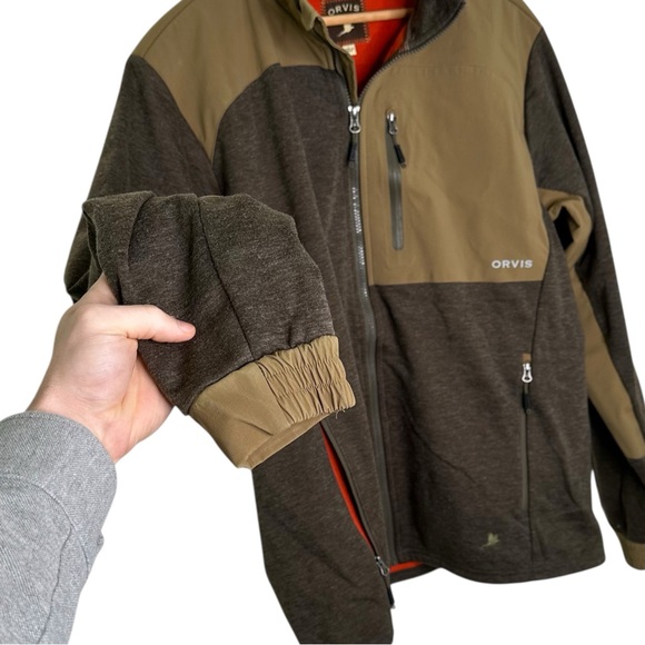 Orvis Zip Up Wool Blend Fleece Jacket - Picture 5 of 8